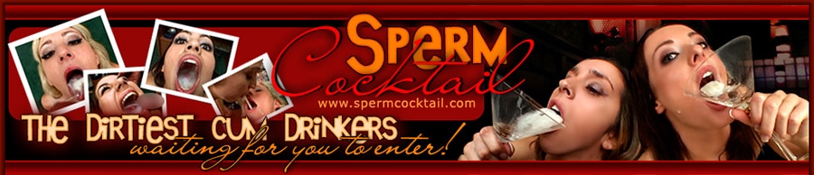 Aus dem Glas Sperma trinken: Spermcocktail Sperma Cocktail
